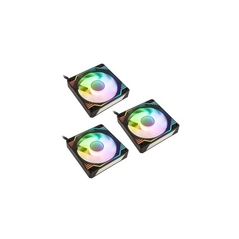 Buy Kolink Umbra X 120mm ARGB High Performance PWM Fan Triple Pack - Black in Cyprus, Nicosia, Limassol, Larnaka, Pafos
