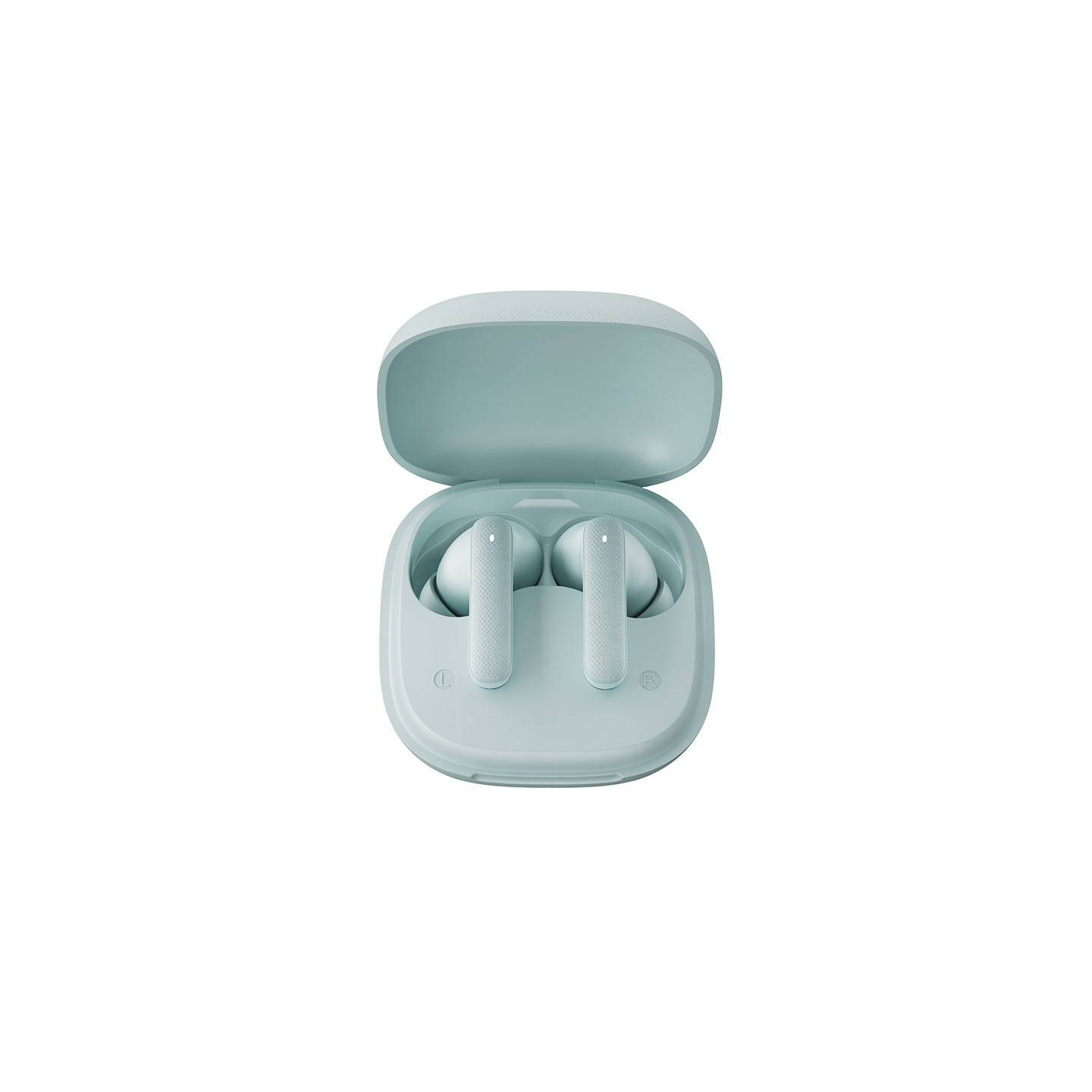 QCY Buds Blue - QT43 - TWS Earbuds, 10mm Dynamic Drivers, Wind Noise Reduction, IPX4, 35h Total Playtime