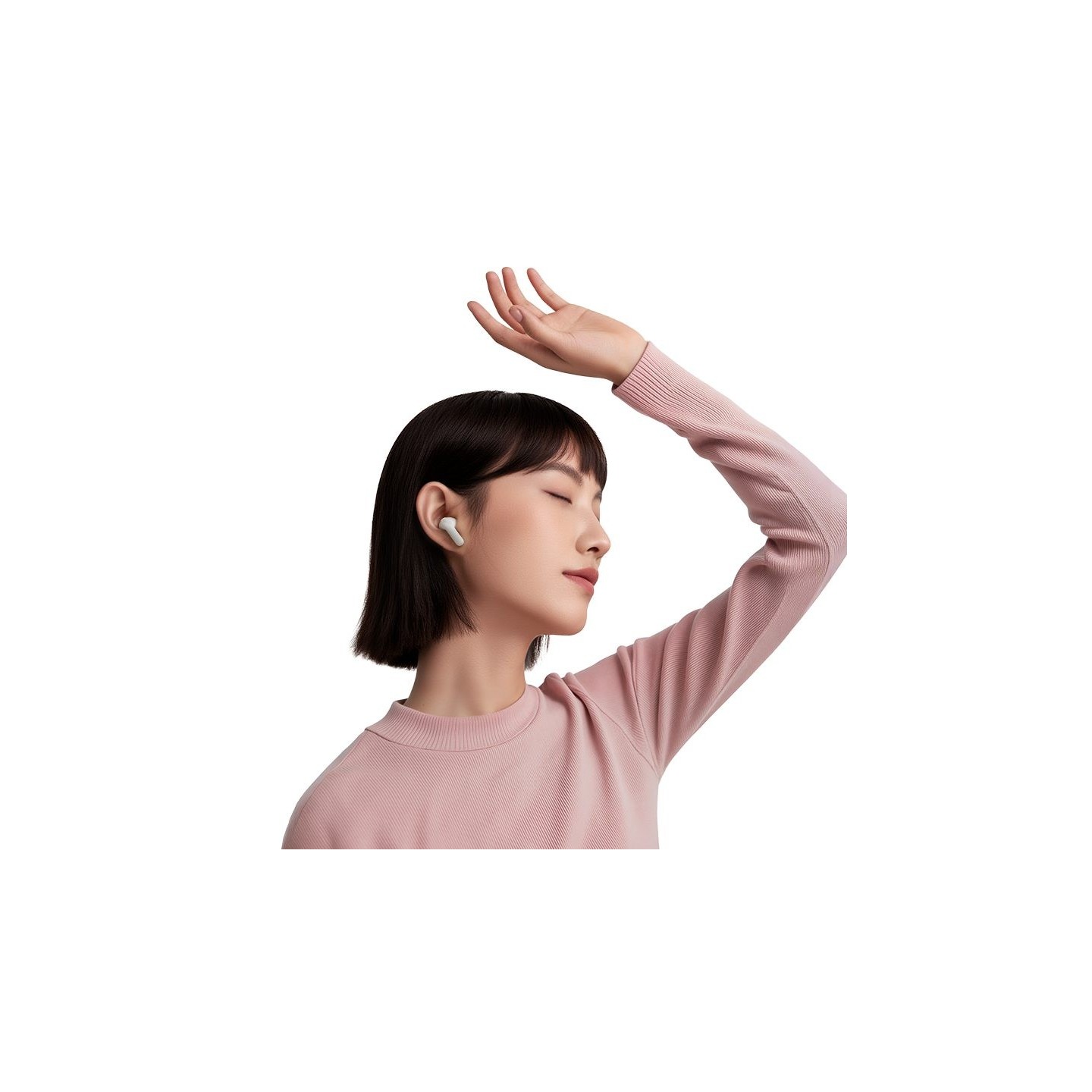 QCY Buds Blue - QT43 - TWS Earbuds, 10mm Dynamic Drivers, Wind Noise Reduction, IPX4, 35h Total Playtime