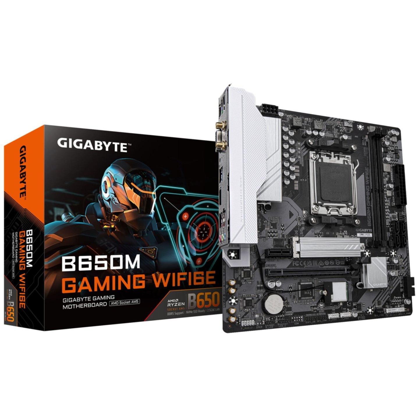 GIGABYTE B650M GAMING WIFI6E AM5 Micro-ATX Motherboard B650 DDR5 Wi-Fi 6E (Boxed) — Buy in Cyprus with Fast Delivery