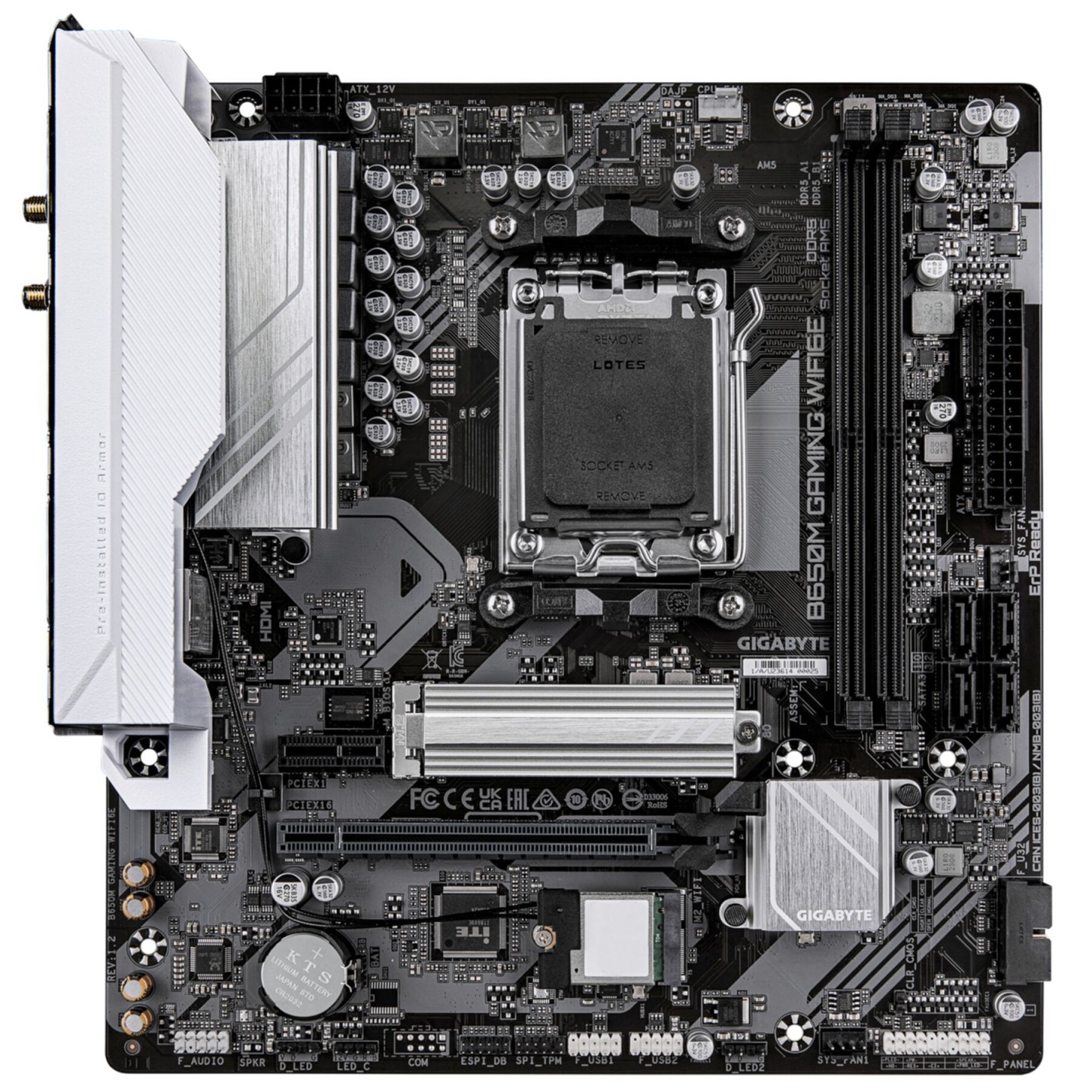 GIGABYTE B650M GAMING WIFI6E AM5 Micro-ATX Motherboard B650 DDR5 Wi-Fi 6E (Boxed) — Buy in Cyprus with Fast Delivery