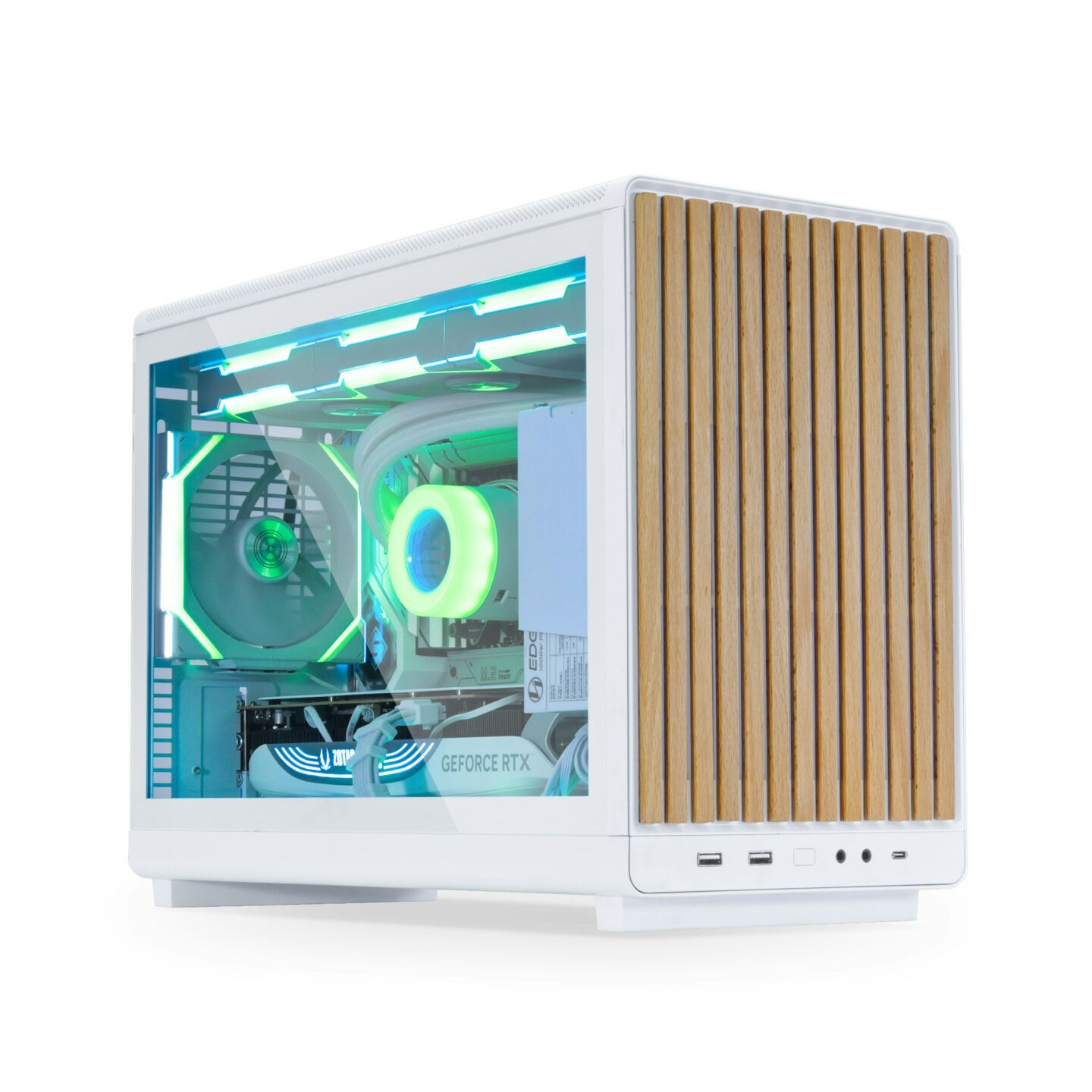 Lian Li DAN A3-mATX Wood White Micro-ATX Tower Glass Mesh (Boxed) — Buy in Cyprus with Fast Delivery