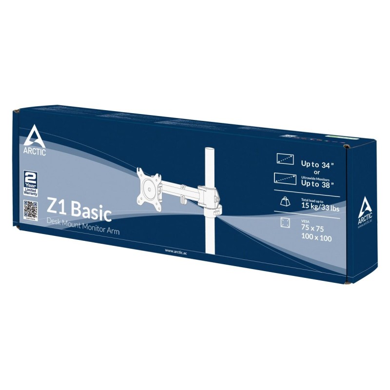 Buy Arctic Z1 Basic - Monitor Stand - Z1 Basic (Ergonomic, Desk Clamp Arm) in Cyprus, Nicosia, Limassol, Larnaka, Pafos