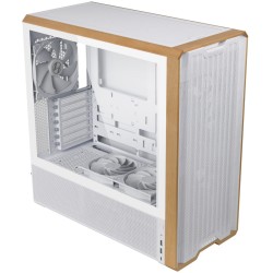 Buy Lian Li LANCOOL 217 White - LANCOOL 217 - ATX PC Case, 5 Fans, Wood Accent in Cyprus, Nicosia, Limassol, Larnaka, Pafos