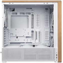 Lian Li LANCOOL 217 White - Mid-Tower ATX PC Case, 5 PWM Fans, Wood Accent (LAN217.WH) — Buy in Cyprus with Fast Delivery