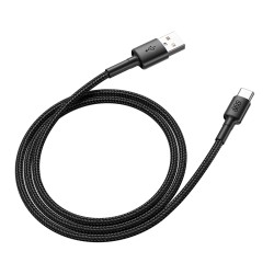 QCY DC05 USB-A to USB-C Braided Cable 60W 1.2m (Boxed) — Buy in Cyprus with Fast Delivery