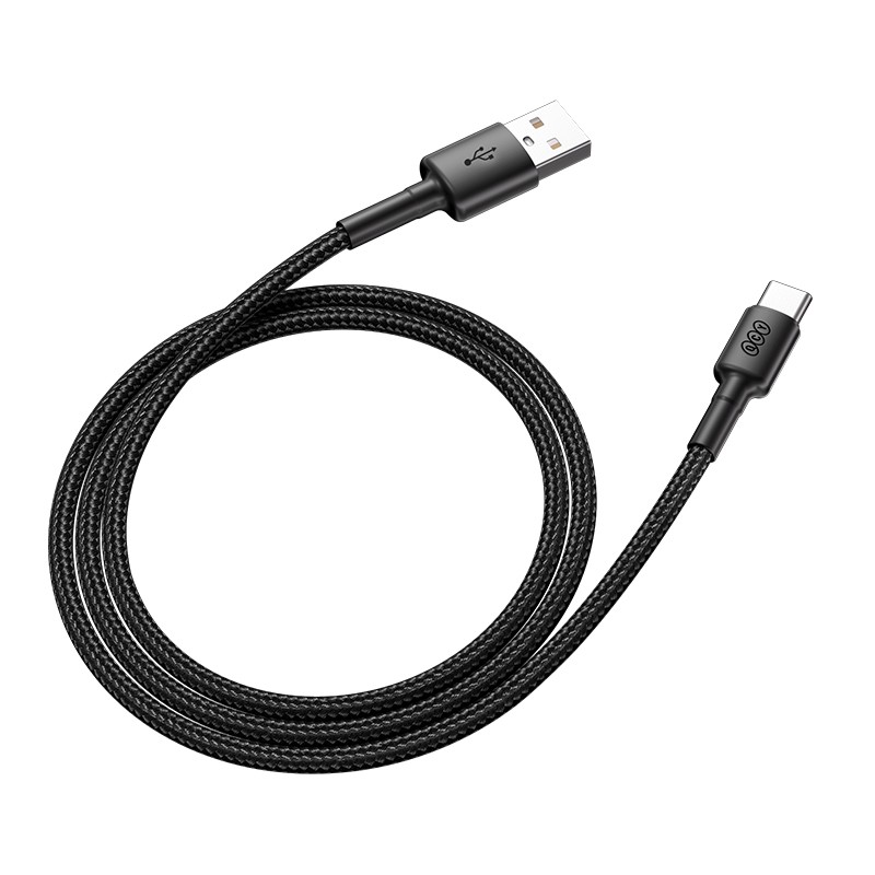 QCY DC05 USB-A to USB-C Braided Cable 60W 1.2m (Boxed) — Buy in Cyprus with Fast Delivery