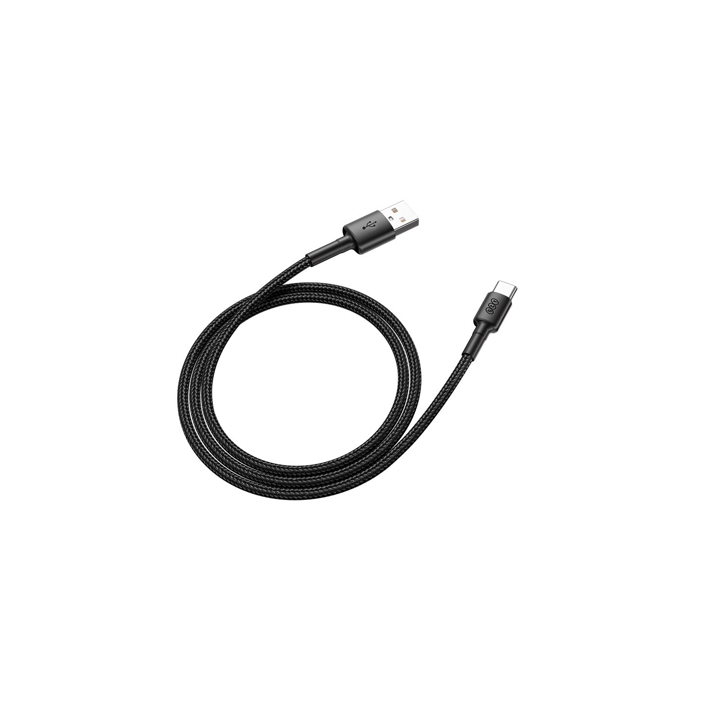 QCY DC05 USB-A to USB-C Braided Cable 60W 1.2m (Boxed) — Buy in Cyprus with Fast Delivery