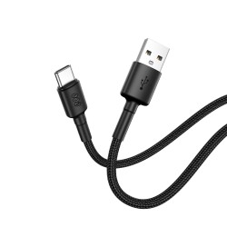 QCY DC05 USB-A to USB-C Braided Cable 60W 1.2m (Boxed) — Buy in Cyprus with Fast Delivery