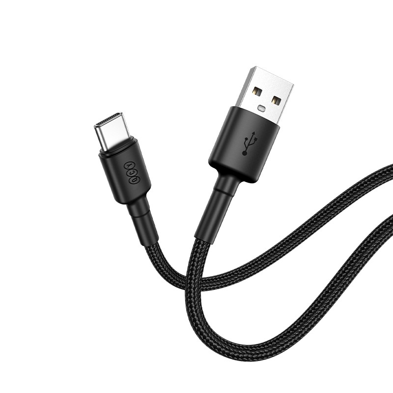 Buy QCY USB-A to USB-C Braided Cable - 60W Fast Charging & Data - 1.2m in Cyprus, Nicosia, Limassol, Larnaka, Pafos