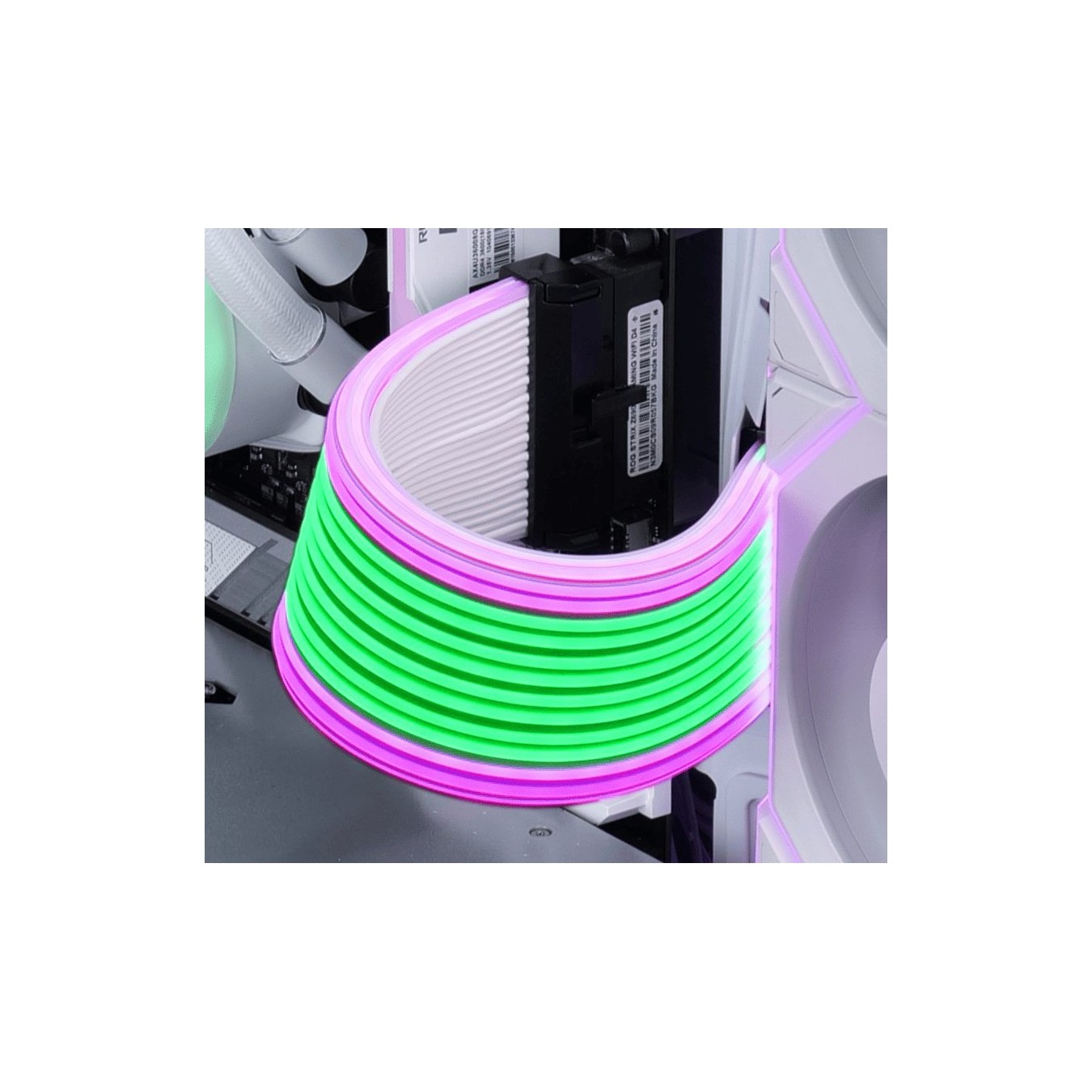Lian Li STRIMER Wireless 24-Pin PW24-1W - ARGB Cable Extension for Motherboard (2.4GHz Wireless)