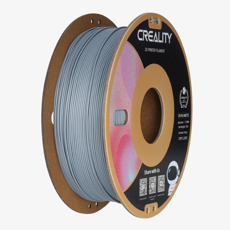 Buy CREALITY CR-PLA Matte Grey - 3301010299 - 1.75mm PLA Filament, 1 kg spool, m... in Cyprus, Nicosia, Limassol, Larnaka, Pafos