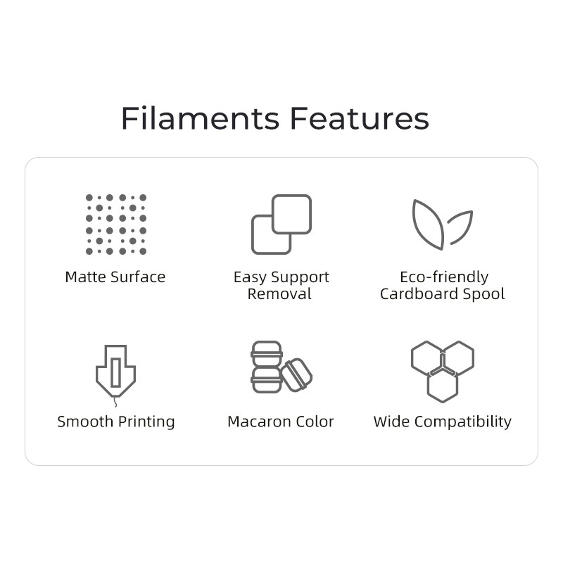 Buy CREALITY CR-PLA Matte Grey - 3301010299 - 1.75mm PLA Filament, 1 kg spool, m... in Cyprus, Nicosia, Limassol, Larnaka, Pafos