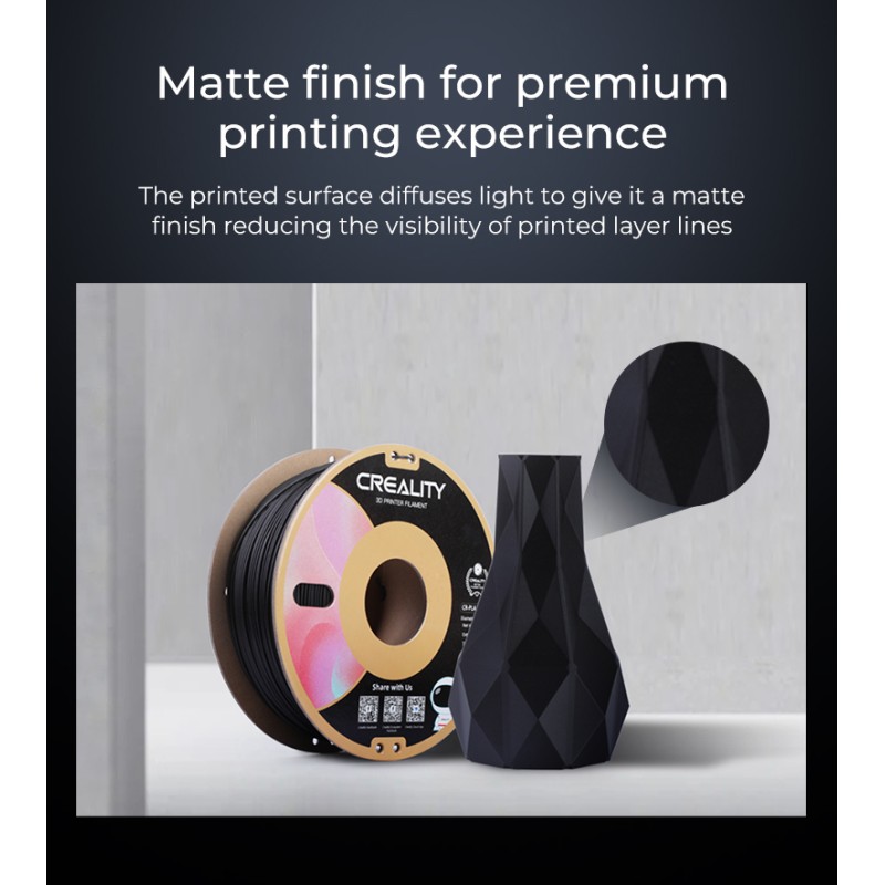 Buy CREALITY CR-PLA Matte Grey - 3301010299 - 1.75mm PLA Filament, 1 kg spool, m... in Cyprus, Nicosia, Limassol, Larnaka, Pafos