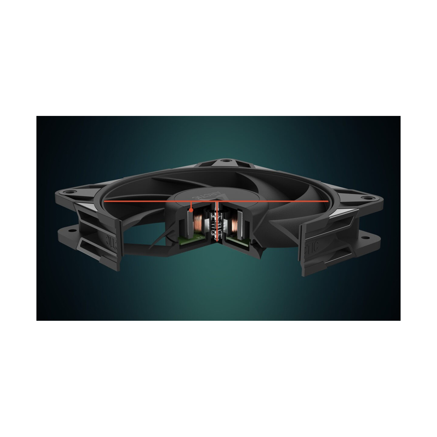 Arctic P14 Pro 140mm PWM Case Fan - 2500 RPM Dual Ball Bearing (Boxed) — Buy in Cyprus with Fast Delivery