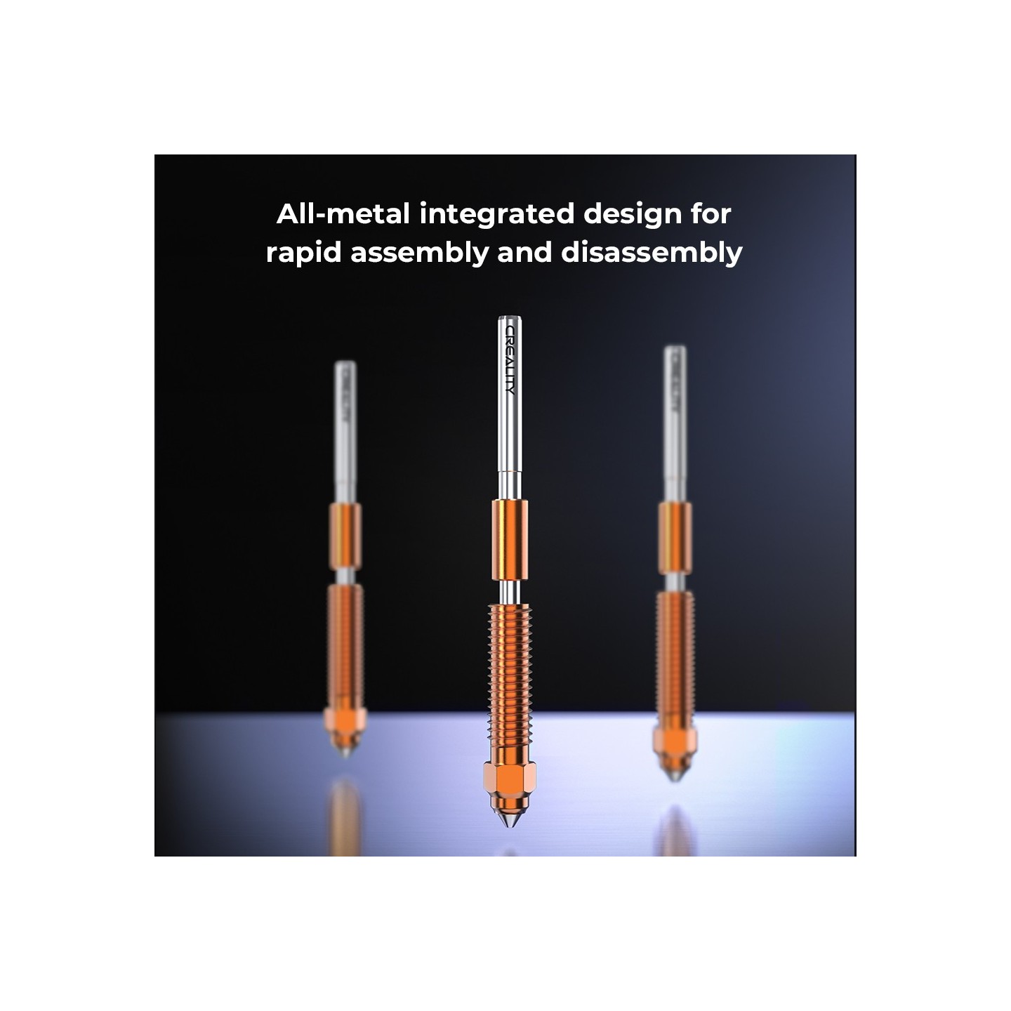 Creality Unicorn Integrated Nozzles - K1C - Pack of 4, Ender-3 V3 & Ender-3V compatible — Buy in Cyprus with Fast Delivery