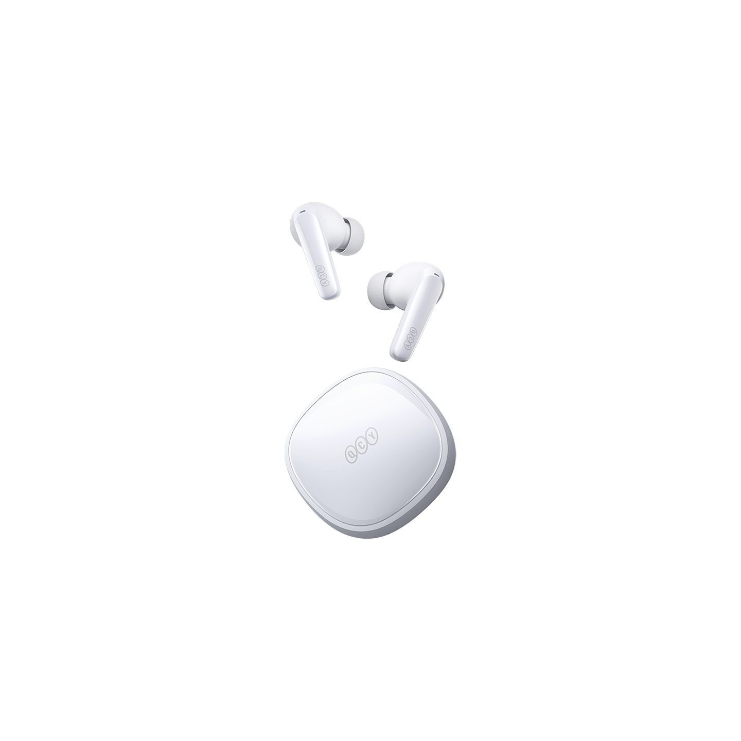 QCY T13X TWS Earbuds - White - 30h Battery, Quick Charge, 7.2mm Driver, Low Latency 68ms — Buy in Cyprus with Fast Delivery