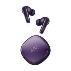 Buy QCY T13X TWS Purple - T13X - 68 ms latency, 30h battery, 380mAh case, 4g ear... in Cyprus, Nicosia, Limassol, Larnaka, Pafos