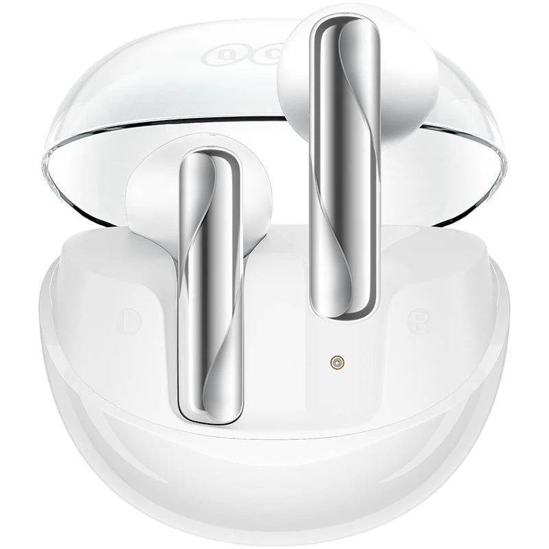 Buy QCY Ailypods Clear White - Ailypods - 13mm Driver, ENC Wind Cancel, NCVM Air... in Cyprus, Nicosia, Limassol, Larnaka, Pafos
