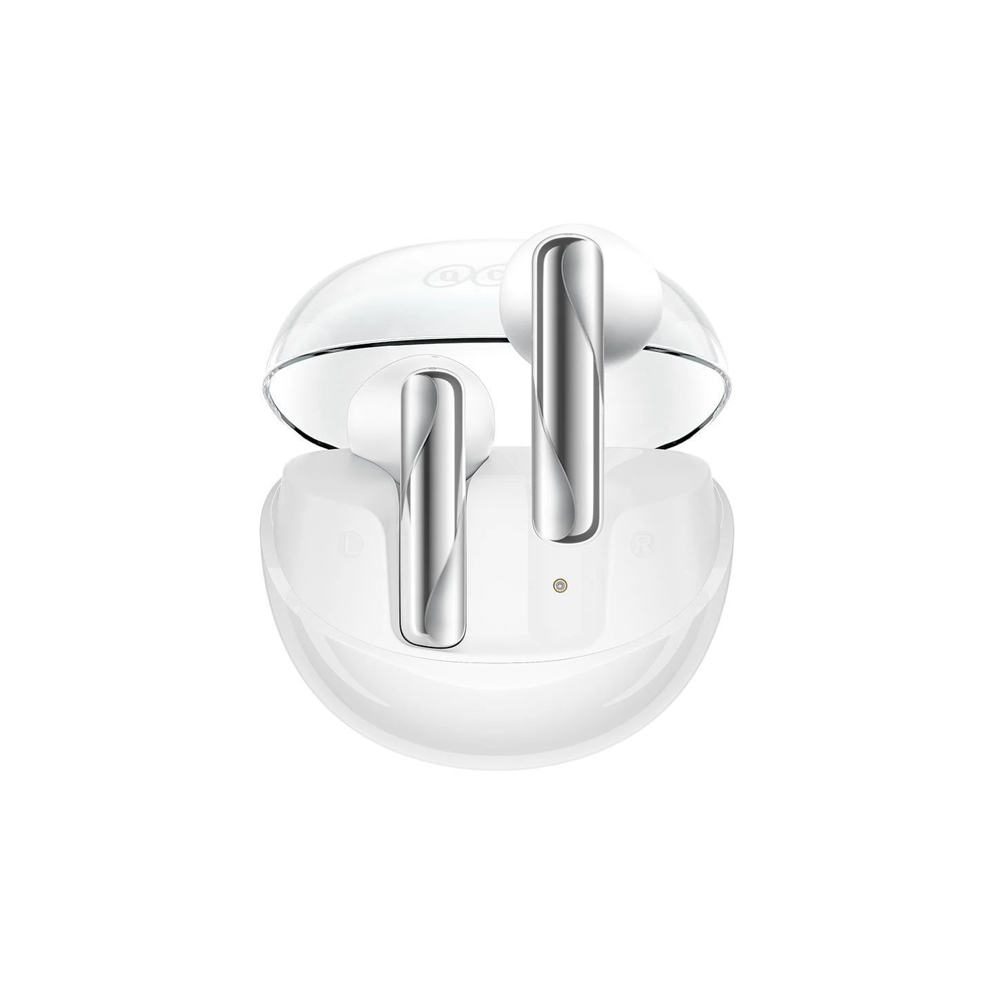 QCY Ailypods Clear White - Ailypods - 13mm Driver, ENC Wind Cancel, NCVM Air Case, TWS BT — Buy in Cyprus with Fast Delivery