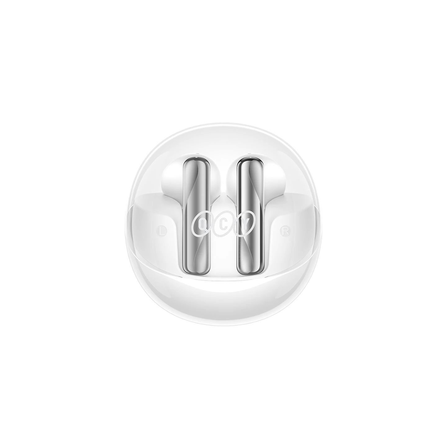 QCY Ailypods Clear White - Ailypods - 13mm Driver, ENC Wind Cancel, NCVM Air Case, TWS BT — Buy in Cyprus with Fast Delivery