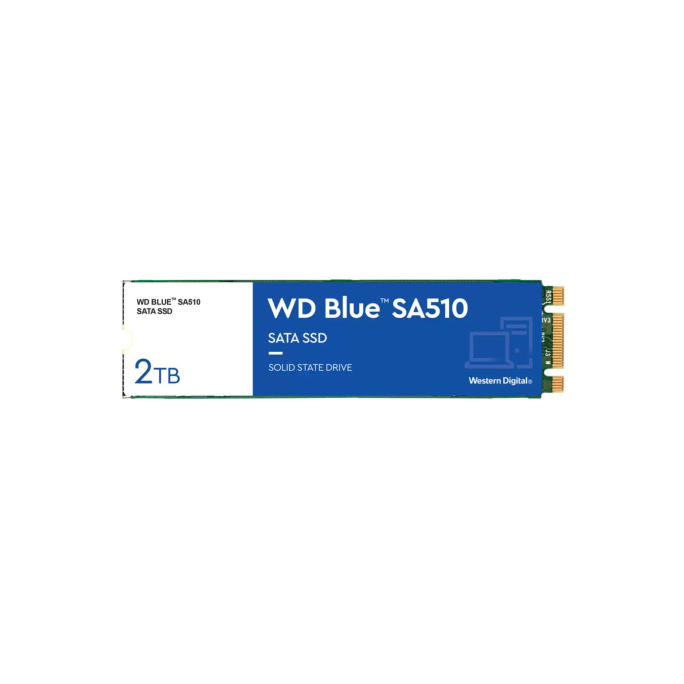 WD Blue 2TB SA510 SSD - WDS200T3B0B - M.2 2280 SATA III 6Gb/s, 3D TLC, 560/510 MB/s — Buy in Cyprus with Fast Delivery