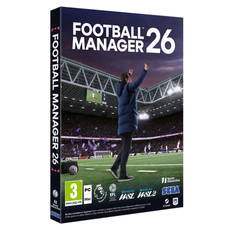 Buy Football Manager 2026 PC - Boxed - Code in a Box, Includes Greek Language in Cyprus, Nicosia, Limassol, Larnaka, Pafos