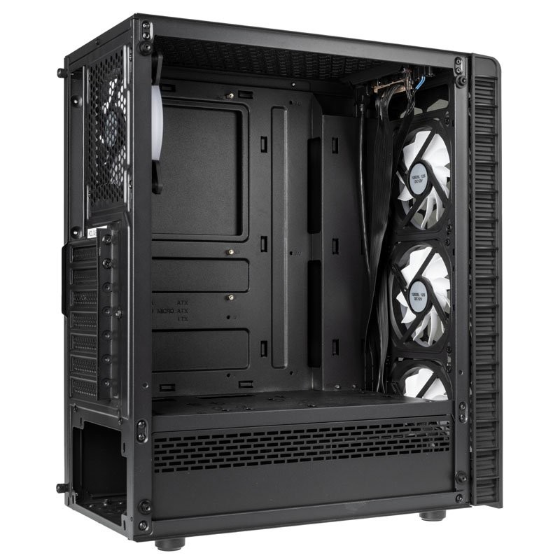 Buy Kolink Observatory Lite RGB Midi-Tower - Tempered Glass - Black in Cyprus, Nicosia, Limassol, Larnaka, Pafos