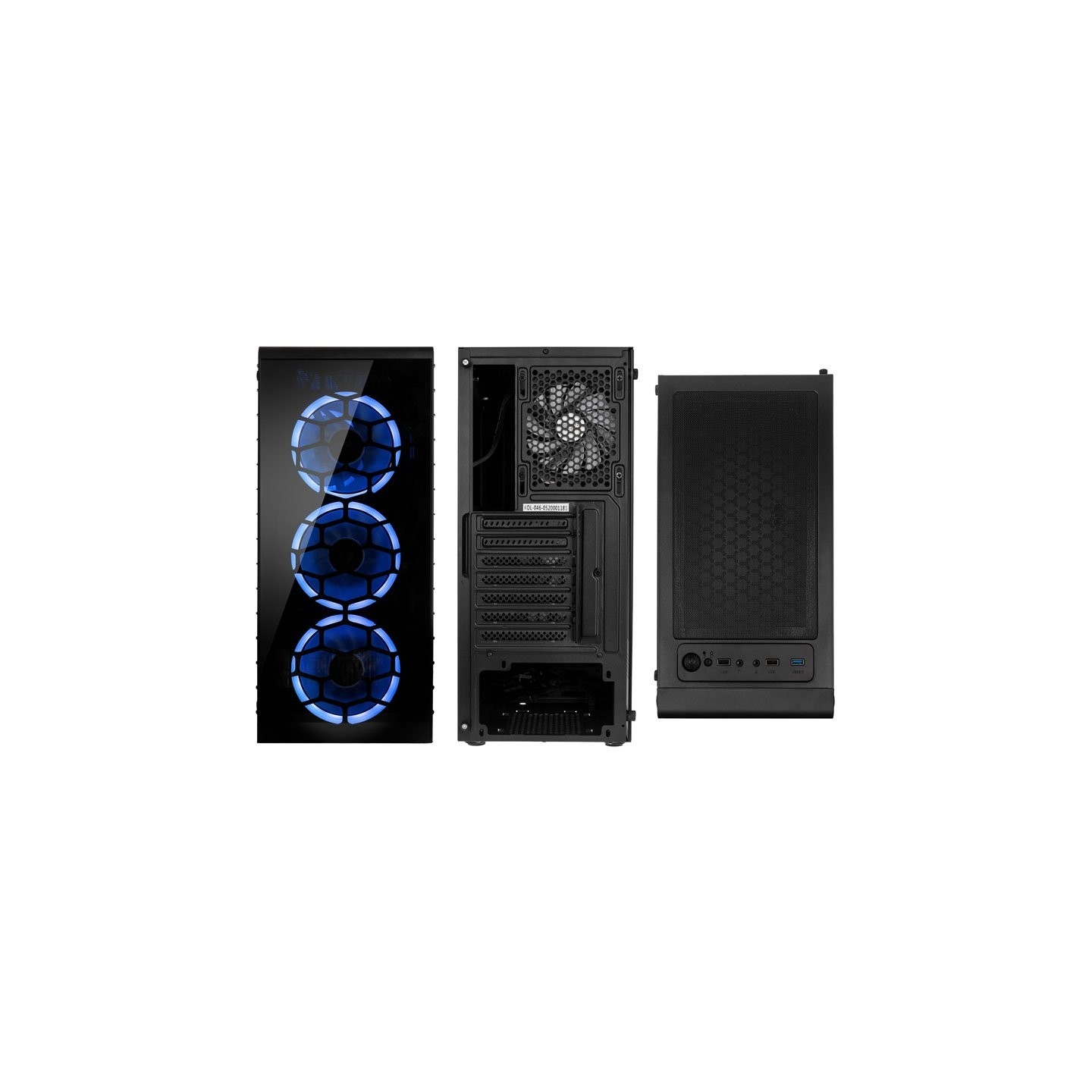Kolink Observatory Lite RGB Midi-Tower Tempered Glass Black (Boxed) — Buy in Cyprus with Fast Delivery