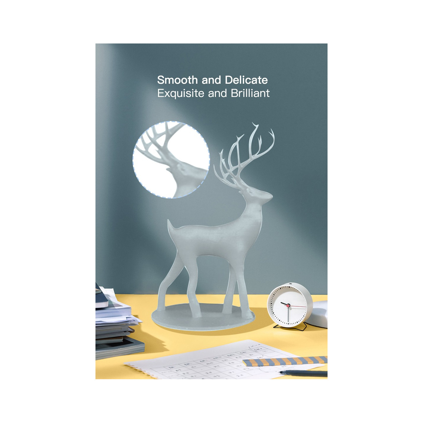 Creality Resin Plus Grey 1kg Standard Rigid Resin Plus for 3D Printers - 3302020089 - (Grey, 1 kg)