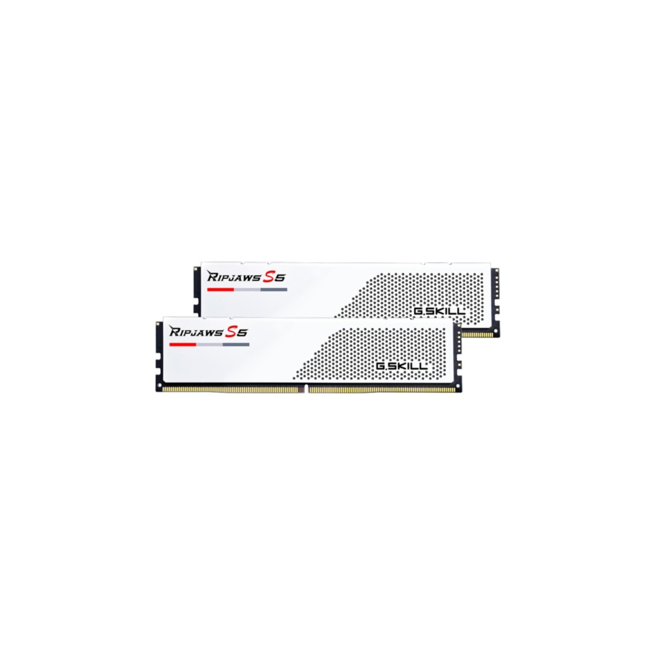 DDR5 32GB KIT 2x16GB PC 6000 G.Skill Ripjaws S5 - F5-6000J3040F16GX2-RS5W - White, 2x16GB, DDR5-6000, CL40, 1.35V