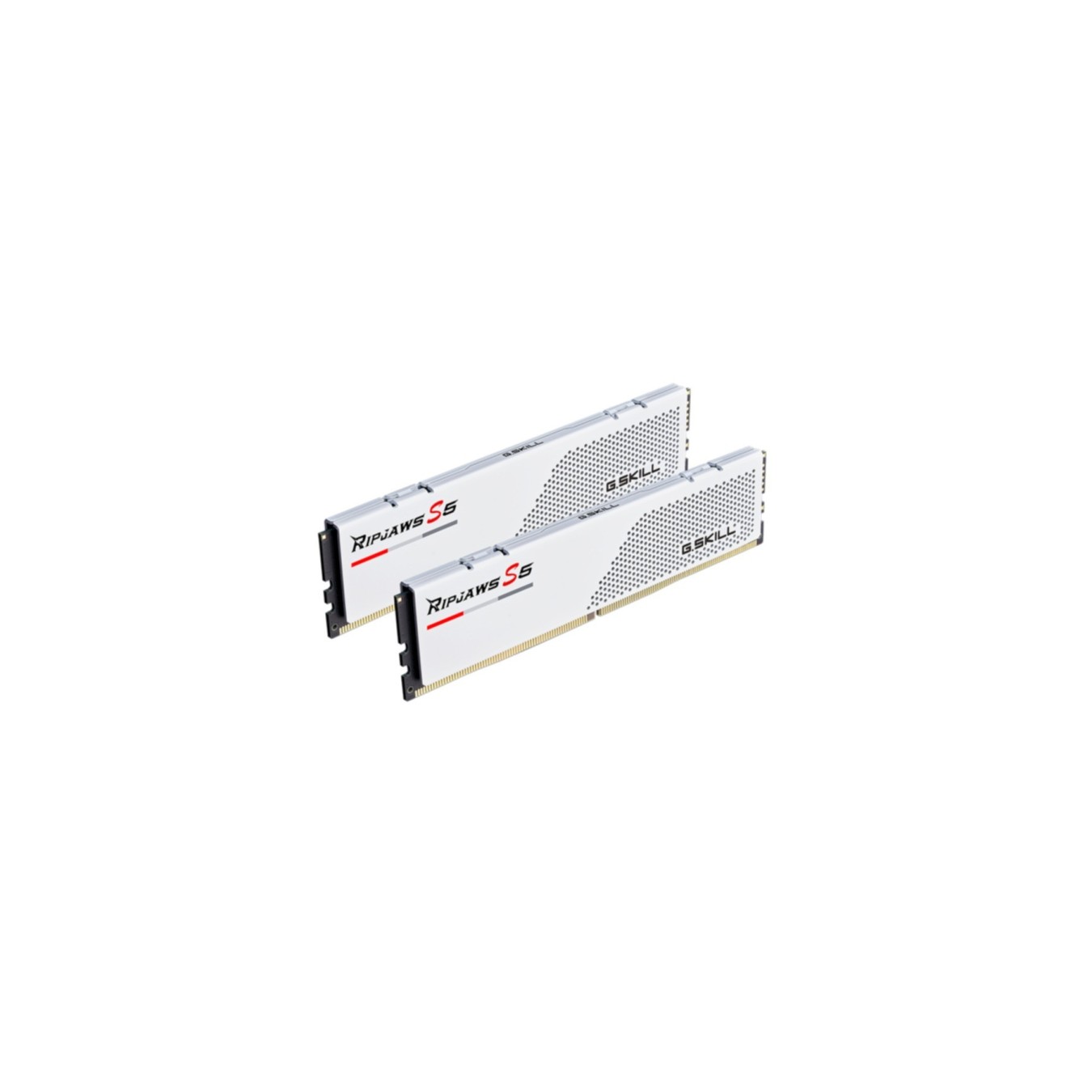DDR5 32GB KIT 2x16GB PC 6000 G.Skill Ripjaws S5 - F5-6000J3040F16GX2-RS5W - White, 2x16GB, DDR5-6000, CL40, 1.35V