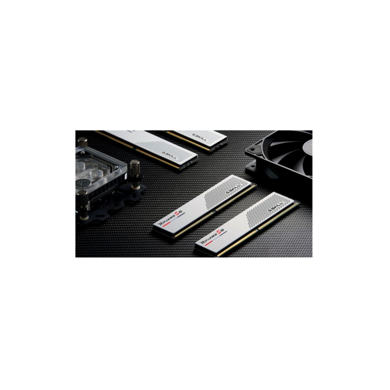 DDR5 32GB KIT 2x16GB PC 6000 G.Skill Ripjaws S5 - F5-6000J3040F16GX2-RS5W - White, 2x16GB, DDR5-6000, CL40, 1.35V