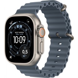 Buy Apple Watch Ultra 3 Titanium Cellular 49mm Natural (Ocean Band maritime blue) in Cyprus, Nicosia, Limassol, Larnaka, Pafos