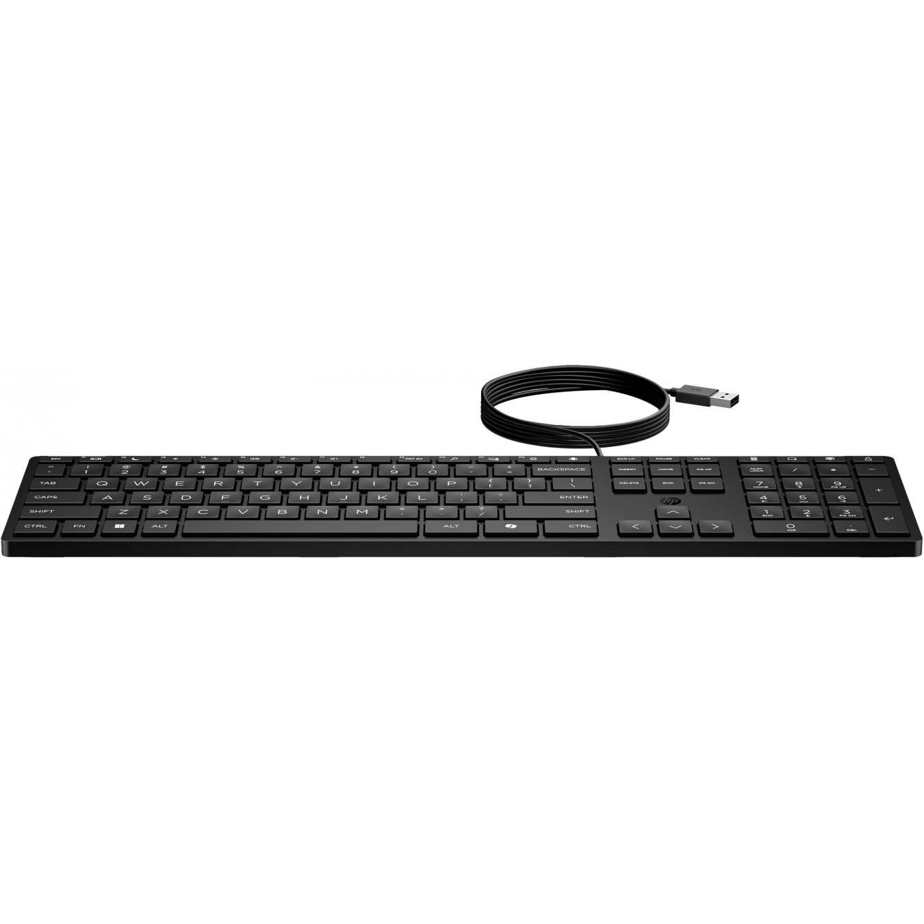 HP 320K WD KBD - 320K - Black, Wired USB Membrane, Full-size (100%) Keyboard — Buy in Cyprus with Fast Delivery