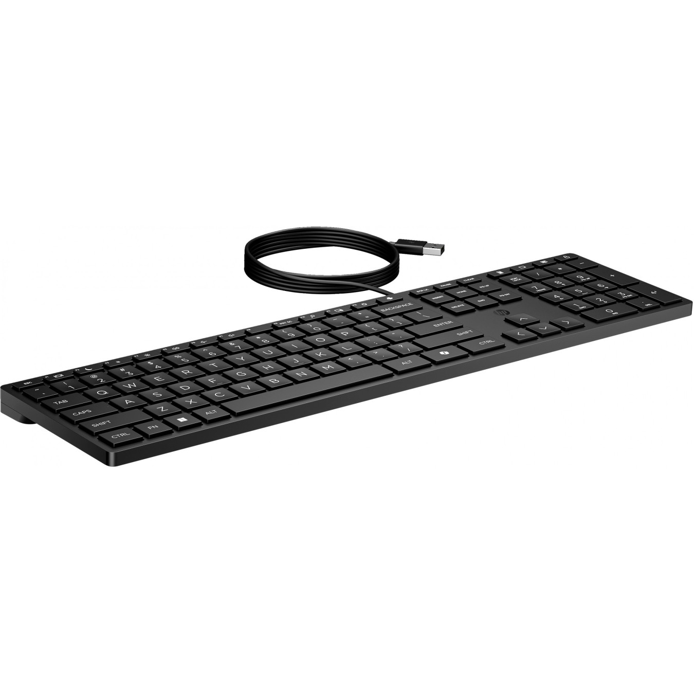 HP 320K WD KBD - 320K - Black, Wired USB Membrane, Full-size (100%) Keyboard — Buy in Cyprus with Fast Delivery