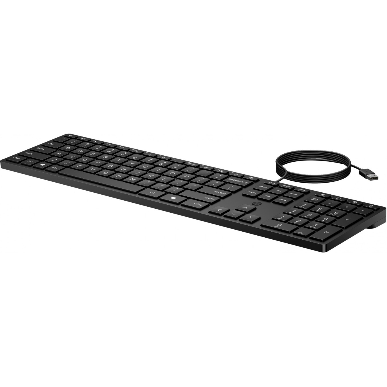 HP 320K WD KBD - 320K - Black, Wired USB Membrane, Full-size (100%) Keyboard — Buy in Cyprus with Fast Delivery