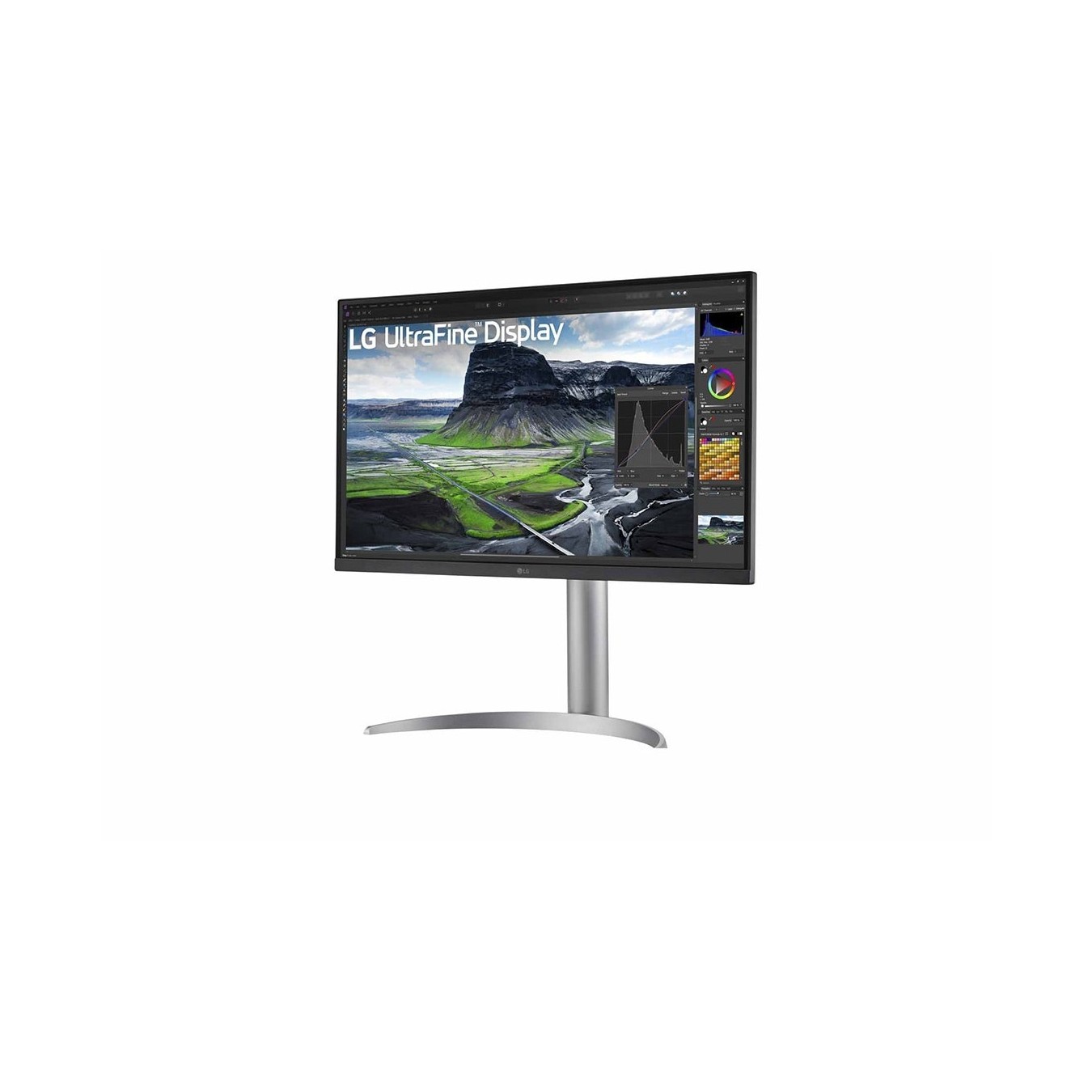 LG UltraFine - 27UQ850V-W - 68.47cm 27' (3840x2160) 16:9 4K IPS 5ms 60Hz HDR400 HDMI DP USB-C Speaker Pivot Silver