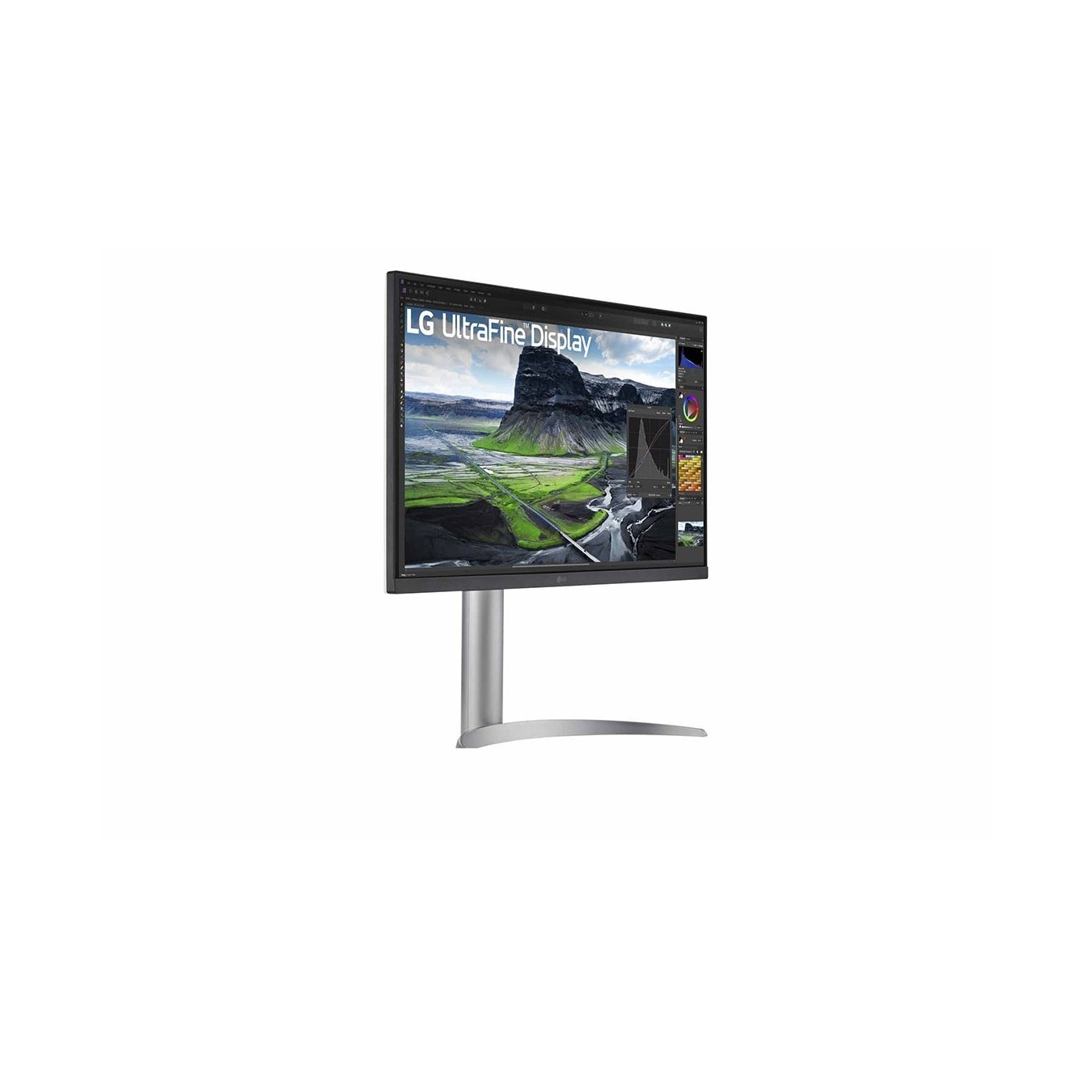LG UltraFine - 27UQ850V-W - 68.47cm 27' (3840x2160) 16:9 4K IPS 5ms 60Hz HDR400 HDMI DP USB-C Speaker Pivot Silver