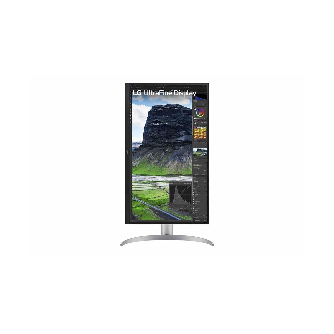 LG UltraFine - 27UQ850V-W - 68.47cm 27' (3840x2160) 16:9 4K IPS 5ms 60Hz HDR400 HDMI DP USB-C Speaker Pivot Silver