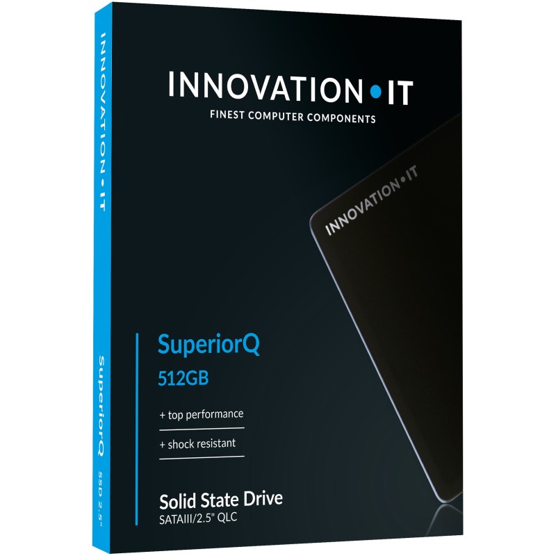 Buy 2.5' 512GB InnovationIT SuperiorQ BULK (QLC) in Cyprus, Nicosia, Limassol, Larnaka, Pafos