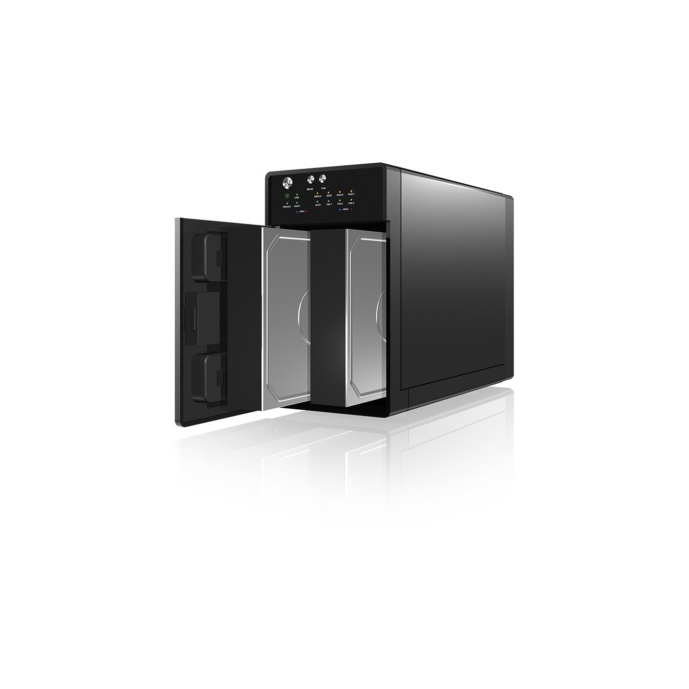 RAID System. 2x SATA 3.5' zu 1x USB 3.0 + 1x eSATA. RAID 0 1 JBOD SINGLE ICY BOX — Buy in Cyprus with Fast Delivery