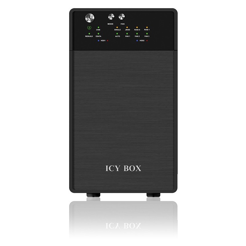 Buy RAID System. 2x SATA 3.5' zu 1x USB 3.0 + 1x eSATA. RAID 0 1 JBOD SINGLE ICY... in Cyprus, Nicosia, Limassol, Larnaka, Pafos