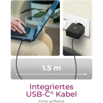 ICY BOX USB-C 65W Notebook Power Supply - IB-PS101-PD - Black, 1.5 m Cable, EU Plug, Indoor — Buy in Cyprus with Fast Delivery