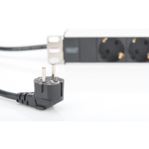 Rack-mount Power Strip - 19-inch 1HE - Black, 8-outlet, 2 m cord — Buy in Cyprus with Fast Delivery