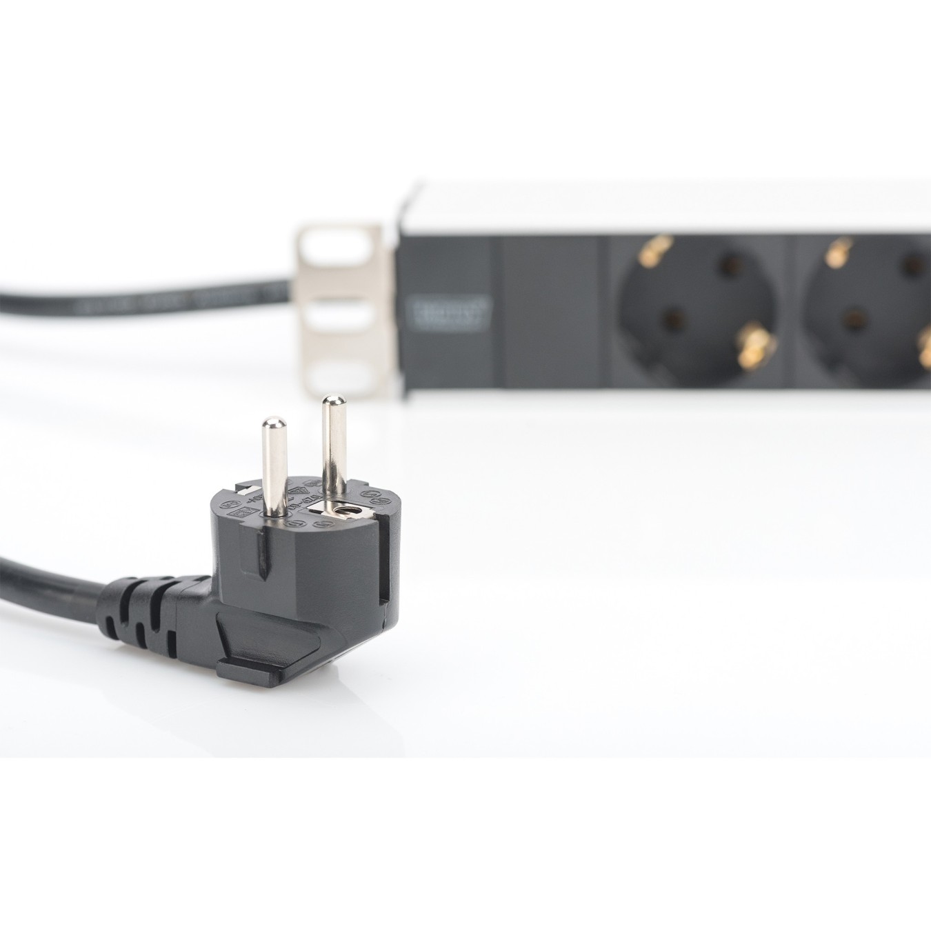 Rack-mount Power Strip - 19-inch 1HE - Black, 8-outlet, 2 m cord — Buy in Cyprus with Fast Delivery
