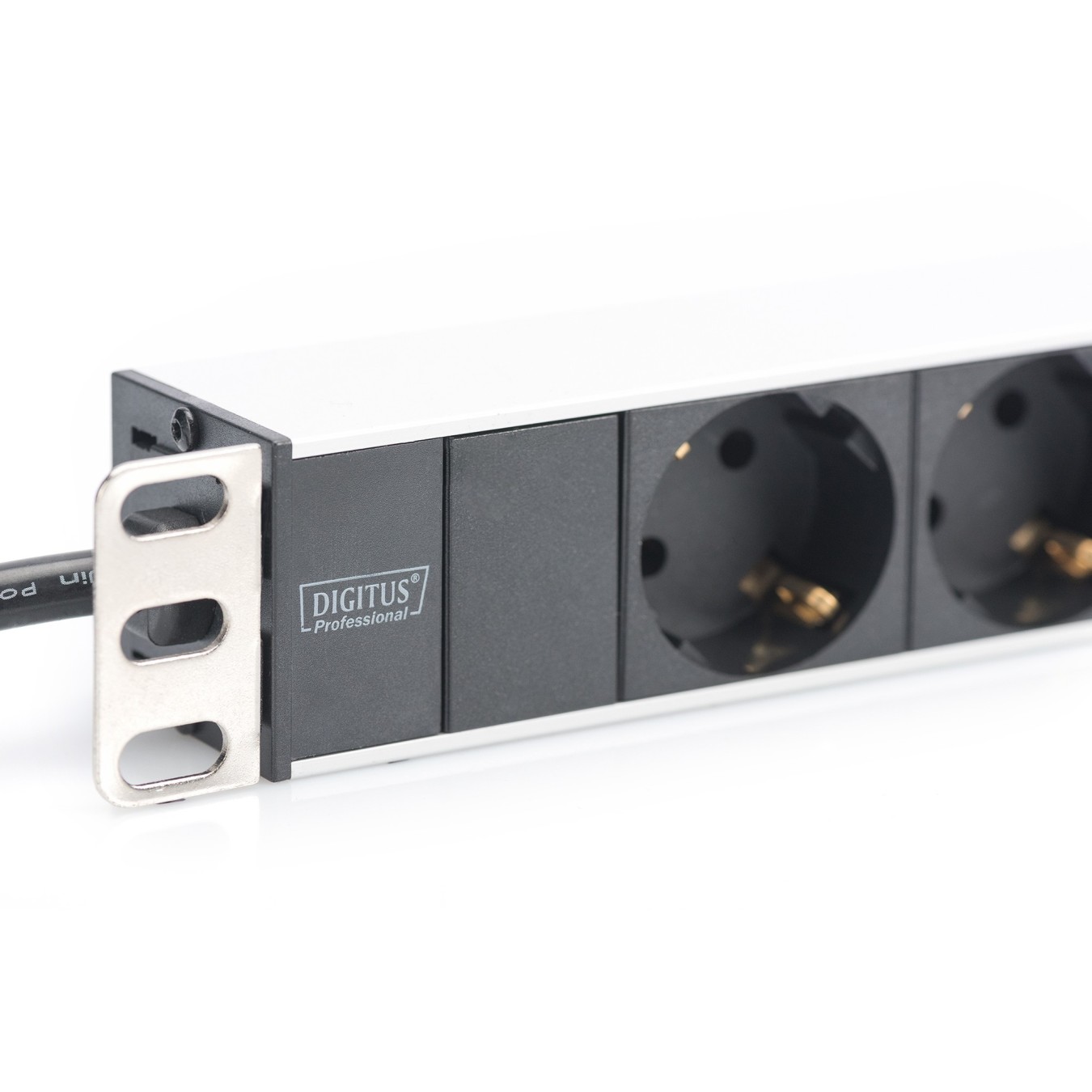 Rack-mount Power Strip - 19-inch 1HE - Black, 8-outlet, 2 m cord — Buy in Cyprus with Fast Delivery