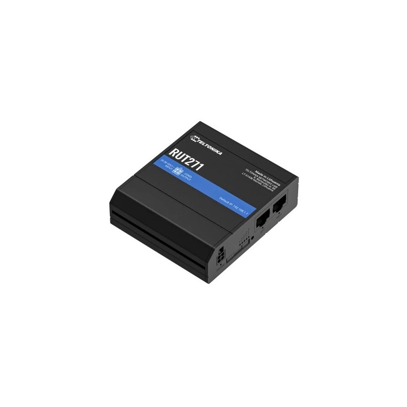 Buy Teltonika RUT271Redcap 5G-Router - RUT271 - Black, Aluminium/Plastic enclosu... in Cyprus, Nicosia, Limassol, Larnaka, Pafos