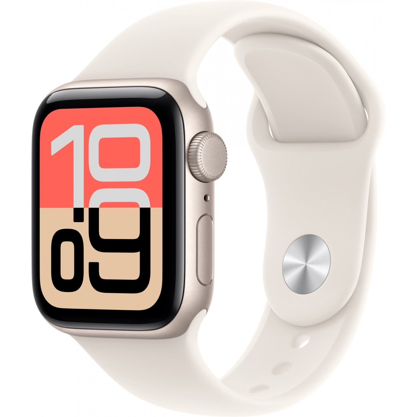 Apple Watch SE 3 Aluminium 40mm Polarstern (Sportarmband polarstern) M L — Buy in Cyprus with Fast Delivery