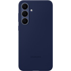 Buy Samsung Silicone Cover for Galaxy S25 FE - Dark Blue in Cyprus, Nicosia, Limassol, Larnaka, Pafos